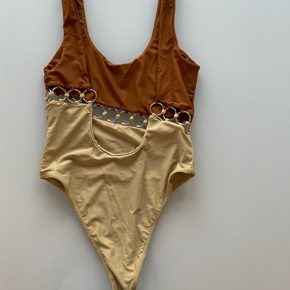 *Never Worn* One Piece w Gold Hardware - Picture 3 of 3